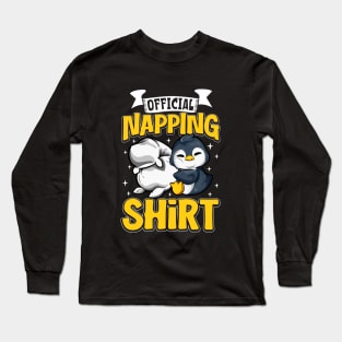 Penguin - Official Napping Long Sleeve T-Shirt